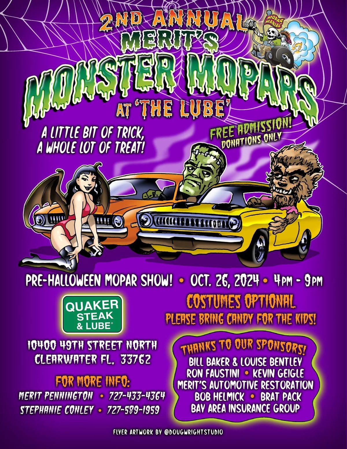 Merit's Monster Mopars at "The Lube" 