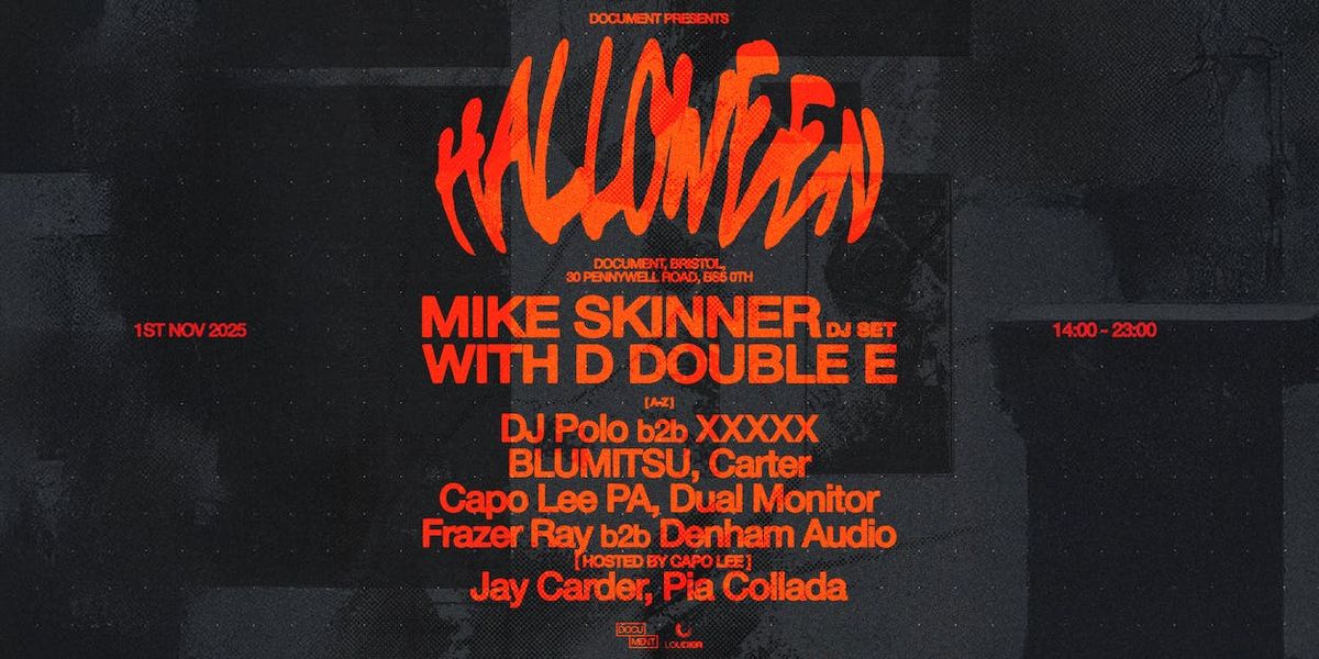 Document Presents: Halloween | Mike Skinner, D Double E & more