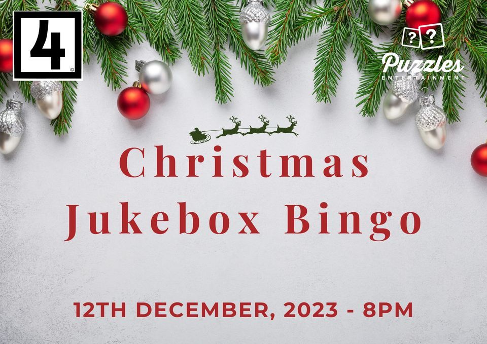 Christmas Jukebox Bingo By Puzzles Entertainment 