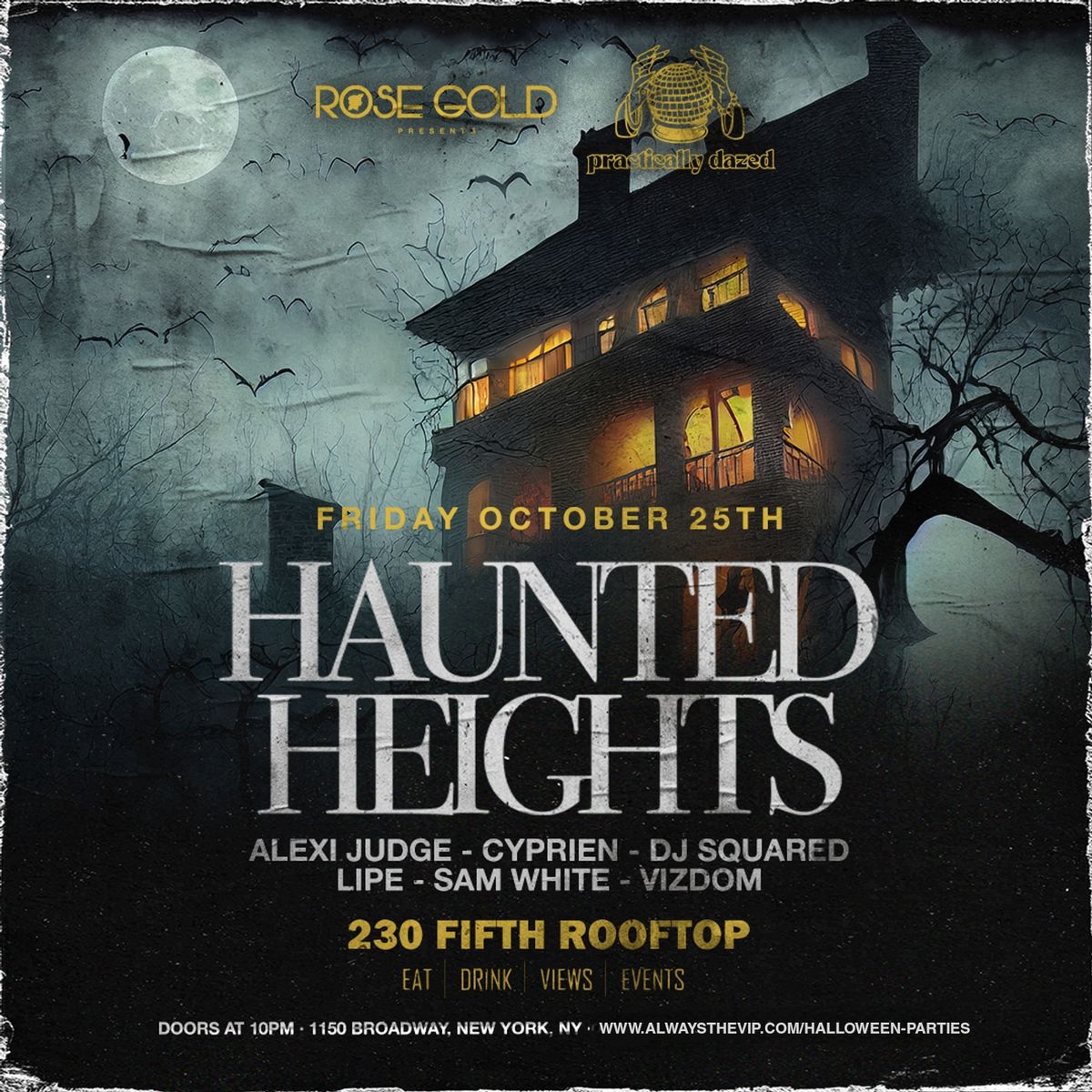 Haunted Heights Halloween Party at 230 Rooftop Club