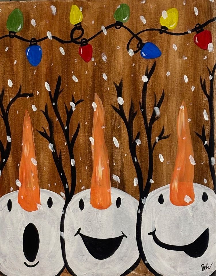 Its Snowing The Paint Post, Sheridan, WY December 3, 2023