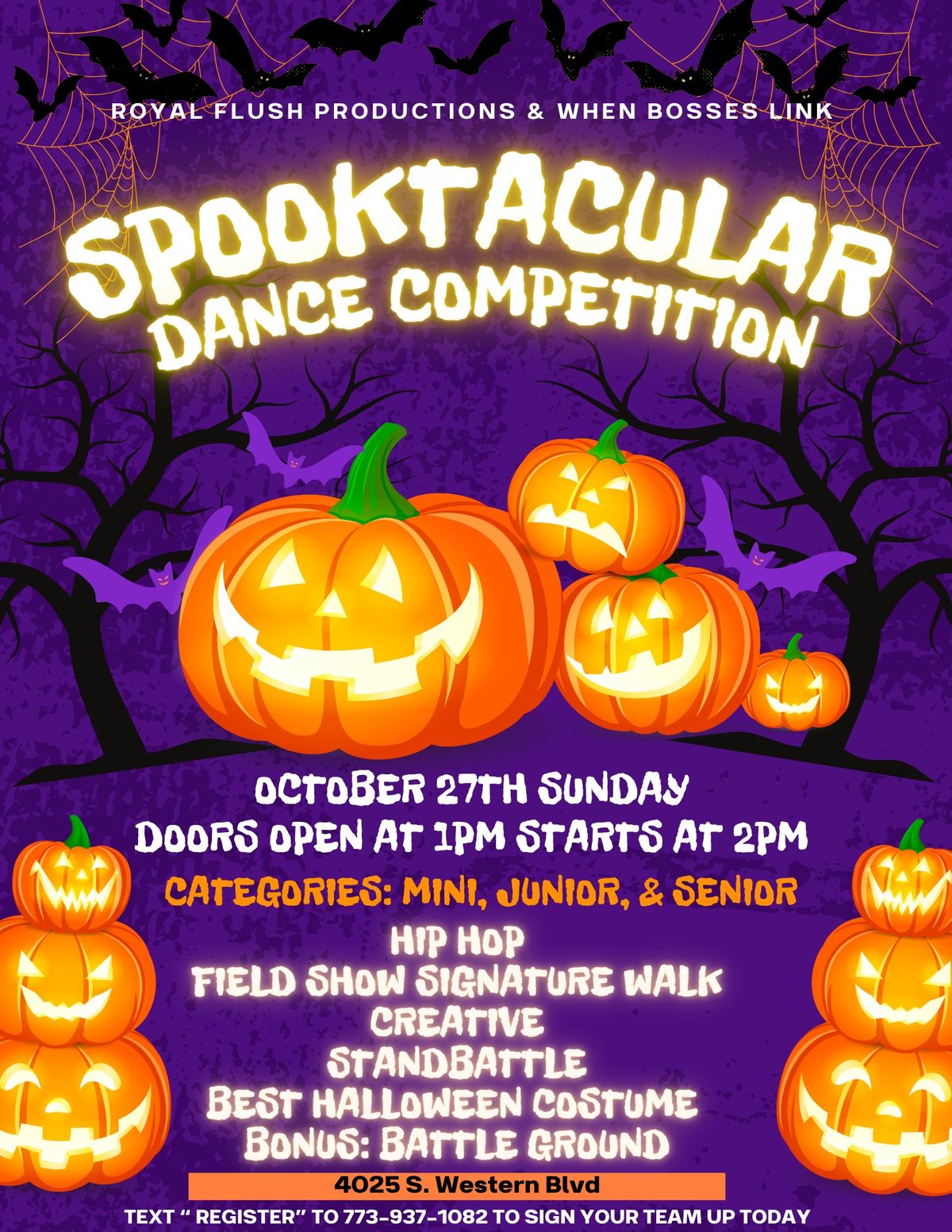 SPOOKTACULAR DANCE COMPETITON