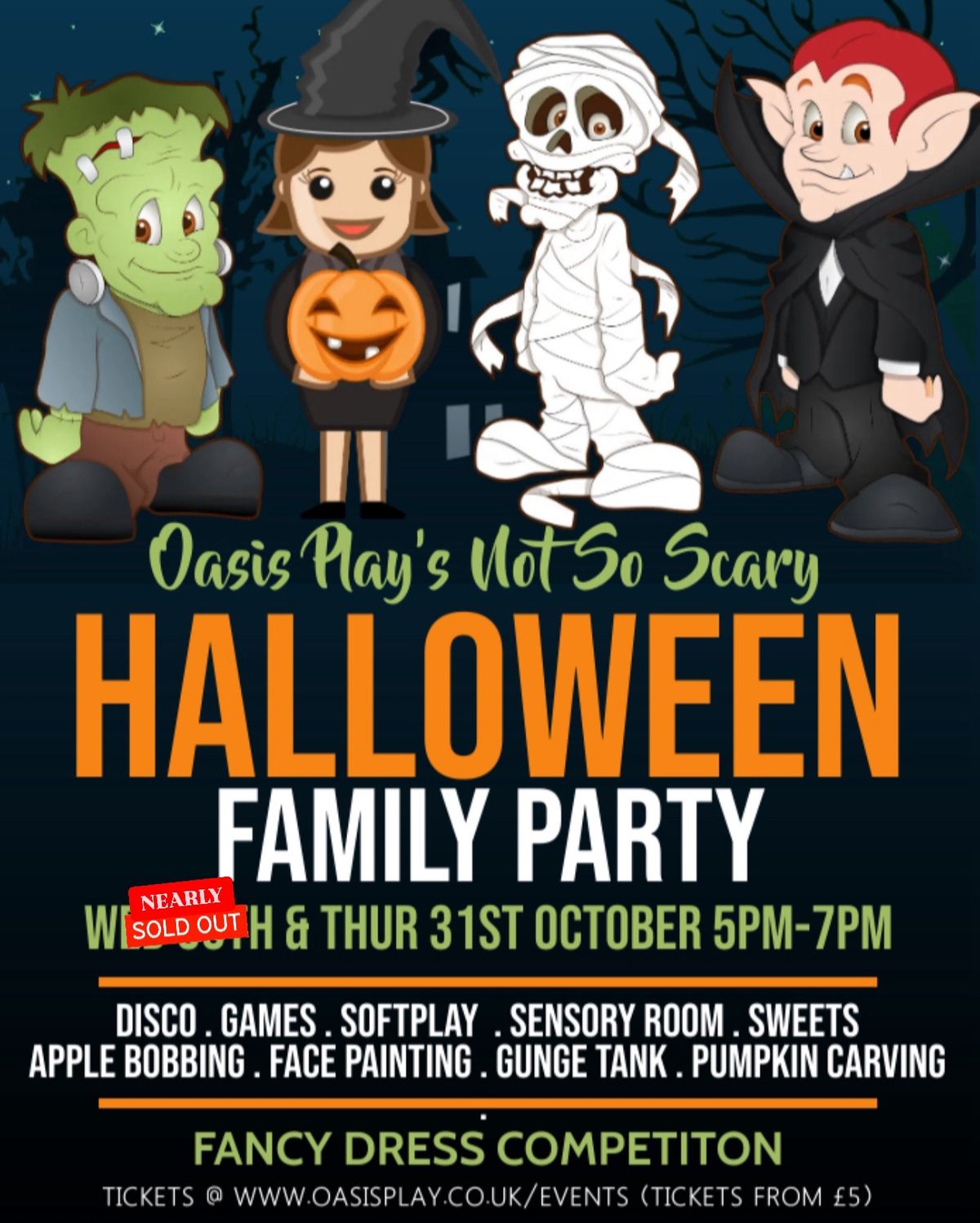 Oasis Play\u2019s Not So Scary Halloween Party