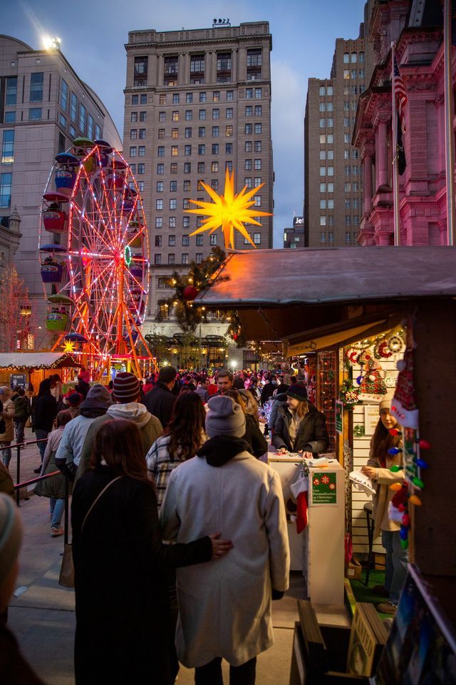 Christmas Village in Phila LOVE Park, Philadelphia, PA November 29