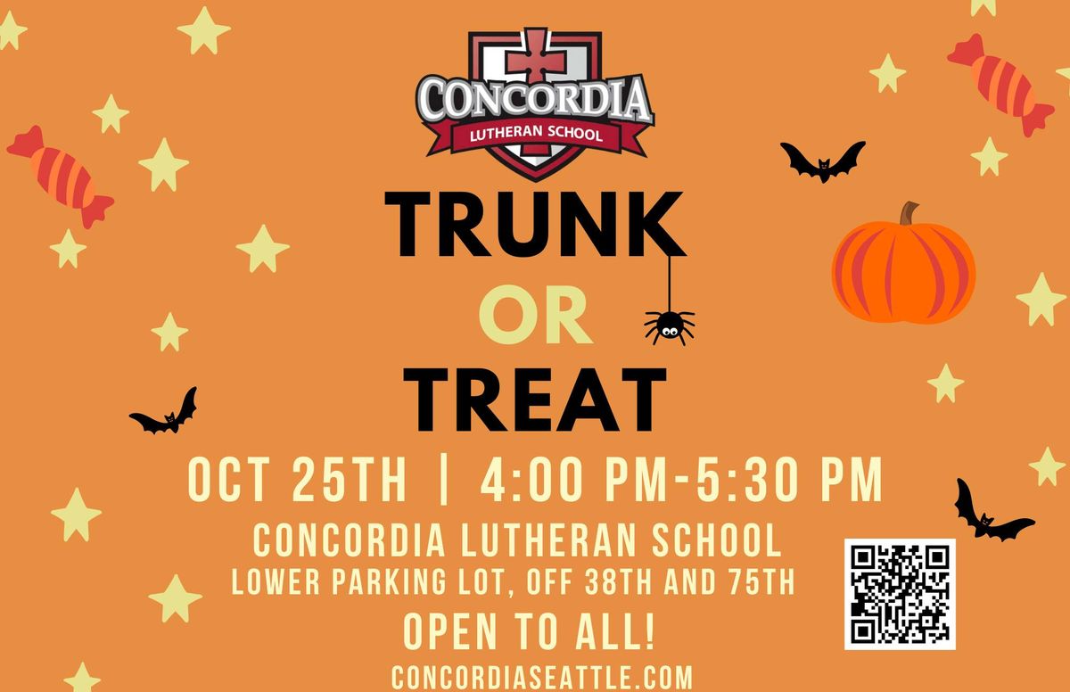 Trunk Or Treat at Concordia Seattle 