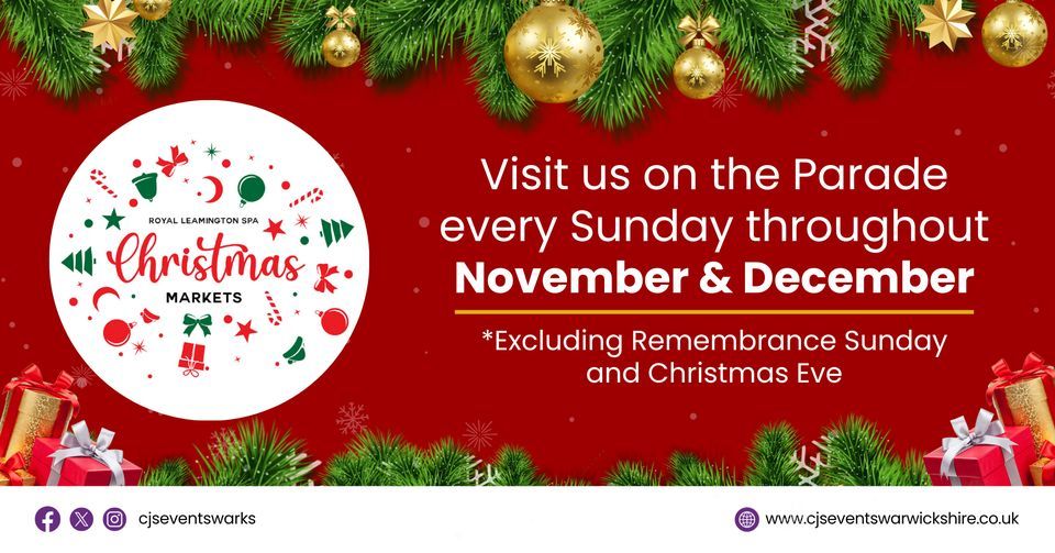 Leamington Christmas Markets Leamington Spa Parade November 5, 2023