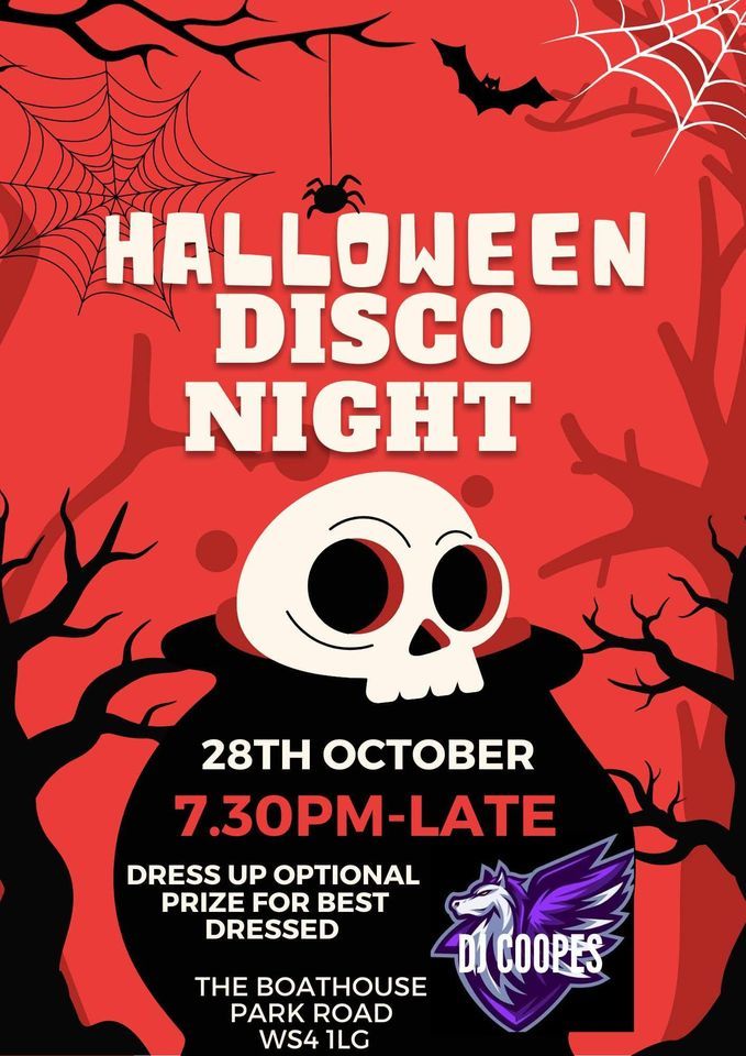Halloween Party this Saturday at the Boathouse Walsall ?????? The