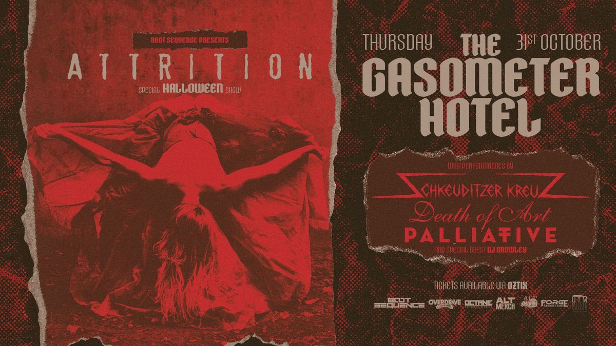 Boot Sequence presents ATTRITION (UK) + guests - Special HALLOWEEN show!