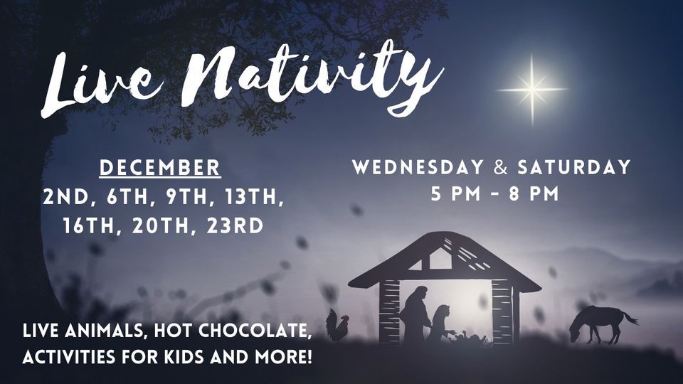 Live Nativity Scene with Animals 524 Ridge Rd, Clover, SC 297107632