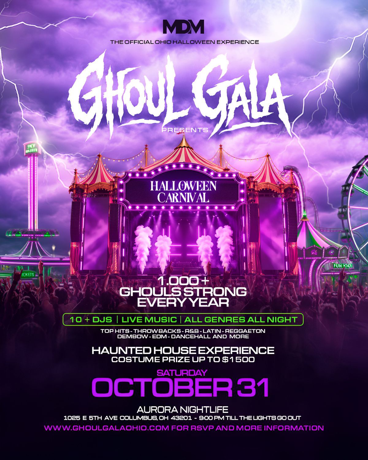 Ghoul Gala Presents: Halloween Carnival – Halloween Ball in Whitehall ...