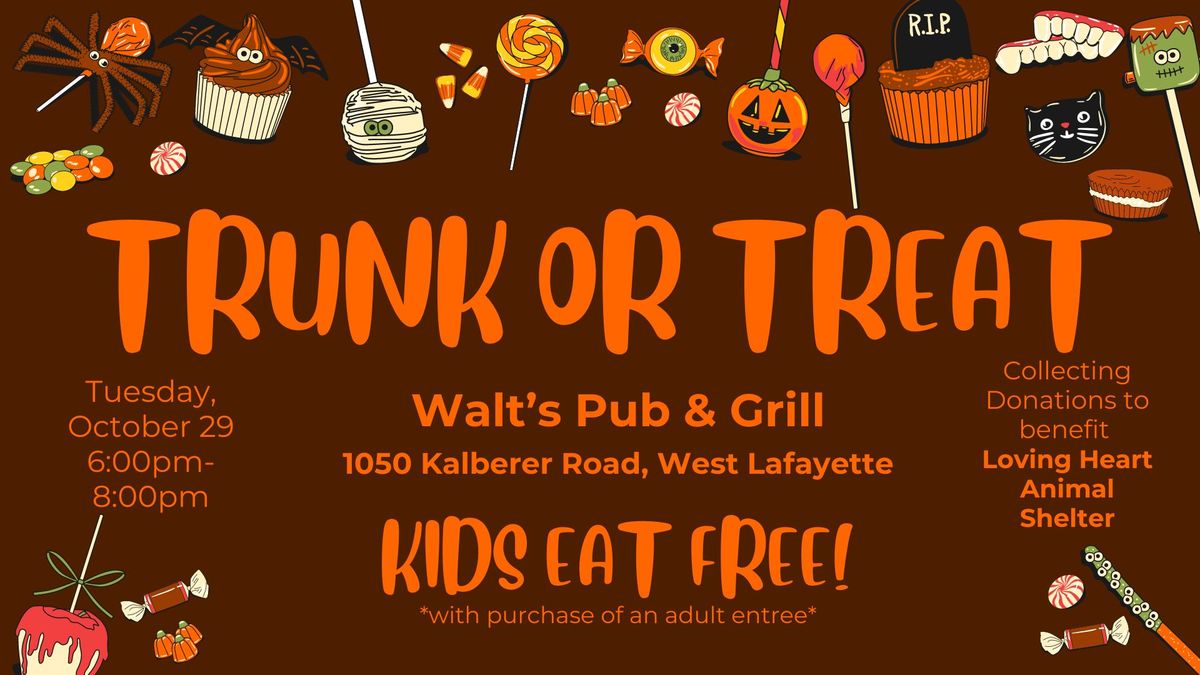 Trunk or Treat at Walt's!