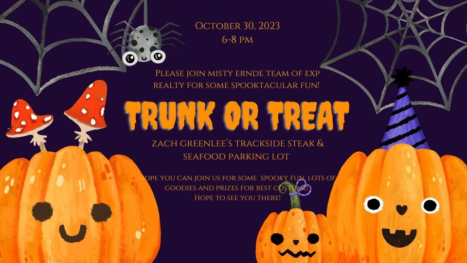 Trunk or Treat Zach Greenlee's Trackside Steak & Seafood