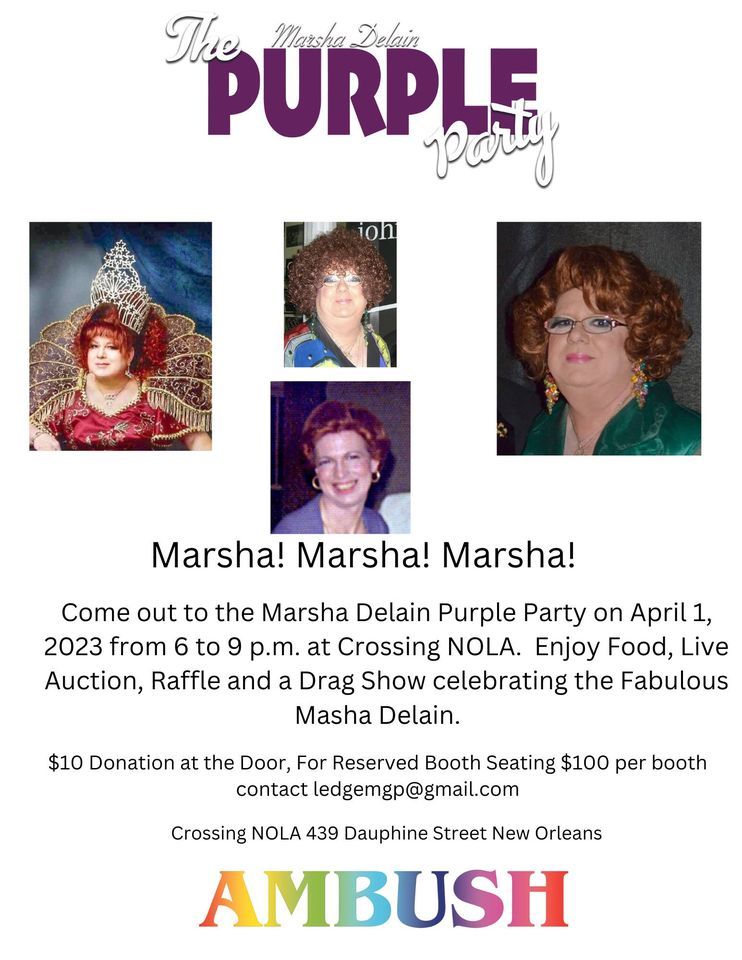 The Marsha Delain Purple Party 
