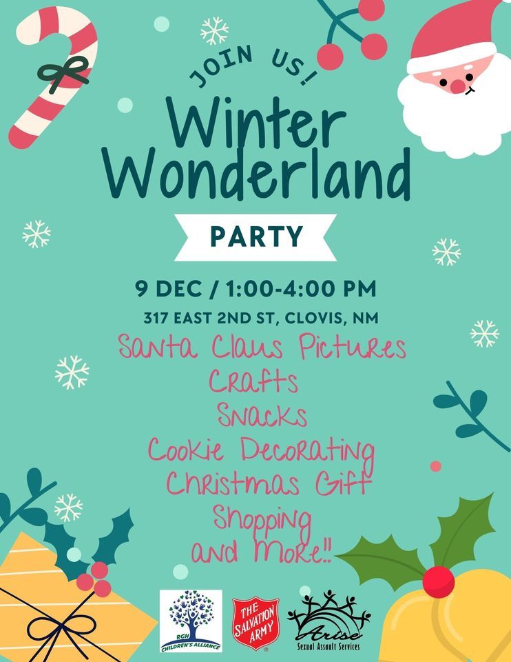 Winter Wonderland Salvation Army Thrift Store, Clovis, NM December