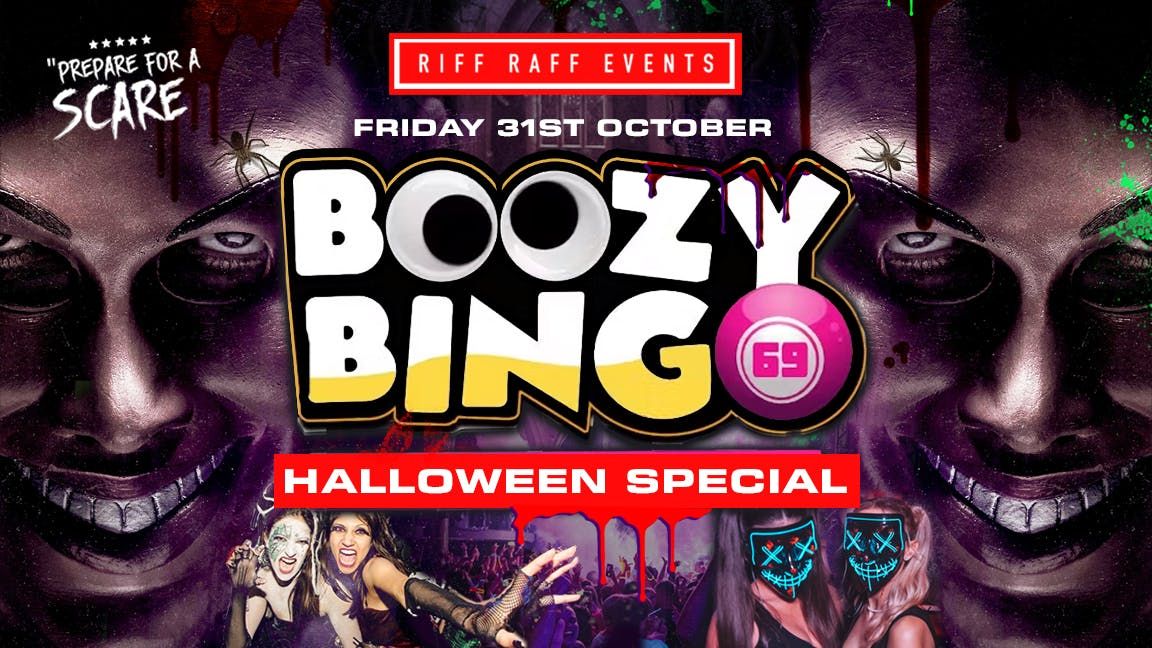 BOOZY BINGO \ud83c\udf83 \ud83c\udfb1 \ud83d\ude35\u200d\ud83d\udcab CRAZY HALLOWEEN SPECIAL!