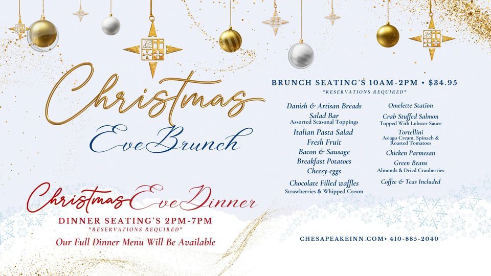 Christmas Eve Brunch Chesapeake Inn Restaurant and Marina, Chesapeake