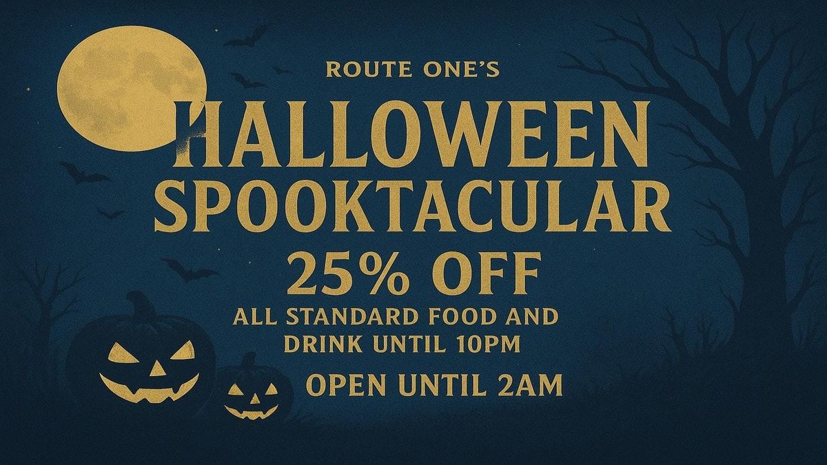 Route One\u2019s Halloween Spooktacular!