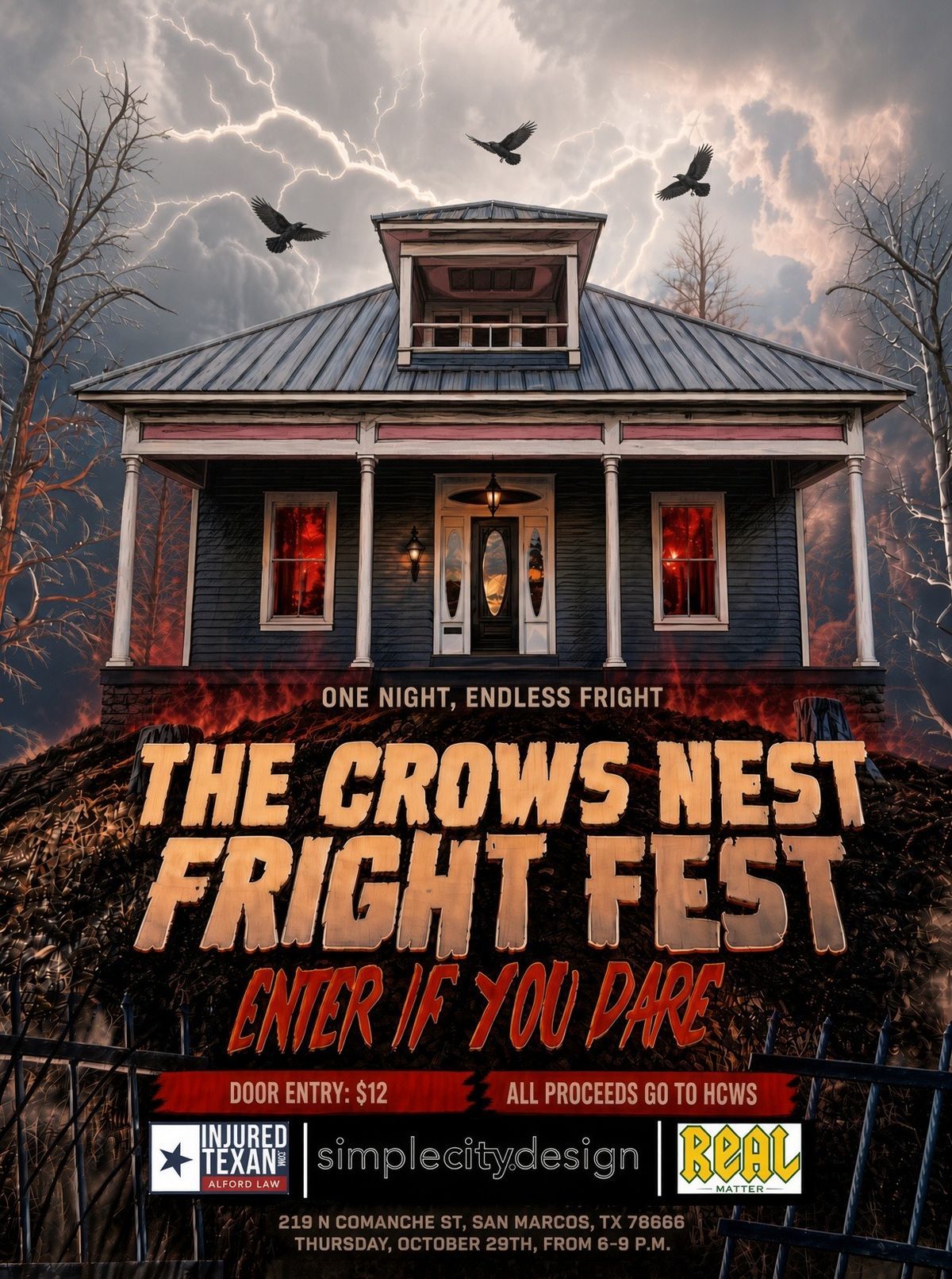 The Crows Nest Fright Fest: Haunted Attraction in San Marcos | Hunt ...