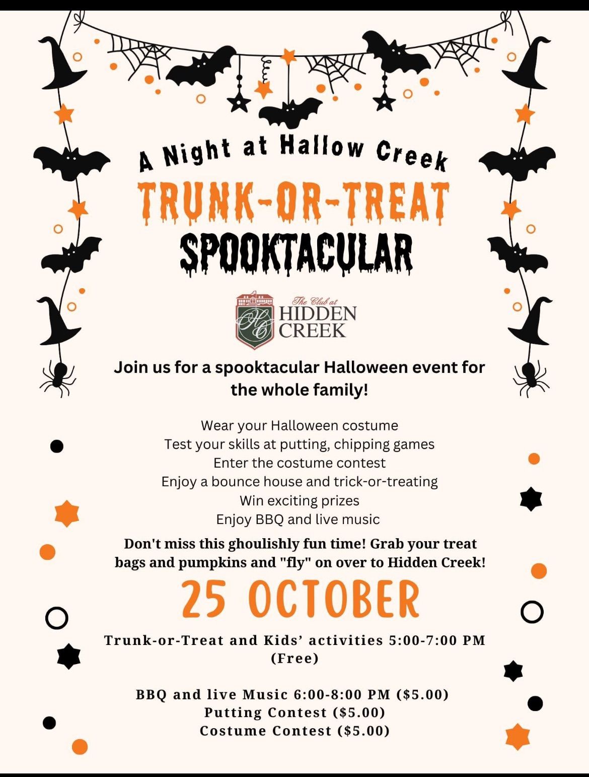 A Night At Hollow Creek - Trunk or treat