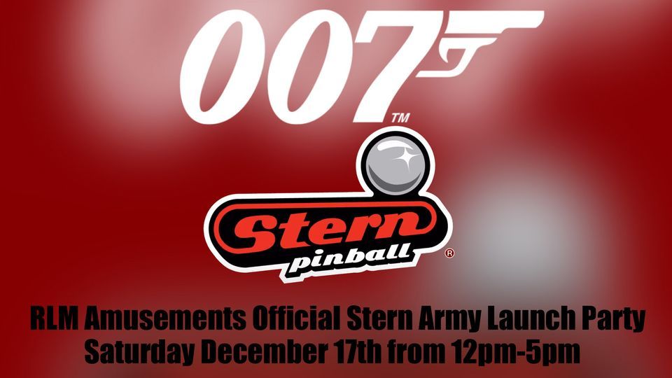 Stern Pinball James Bond 007 Launch Party!
