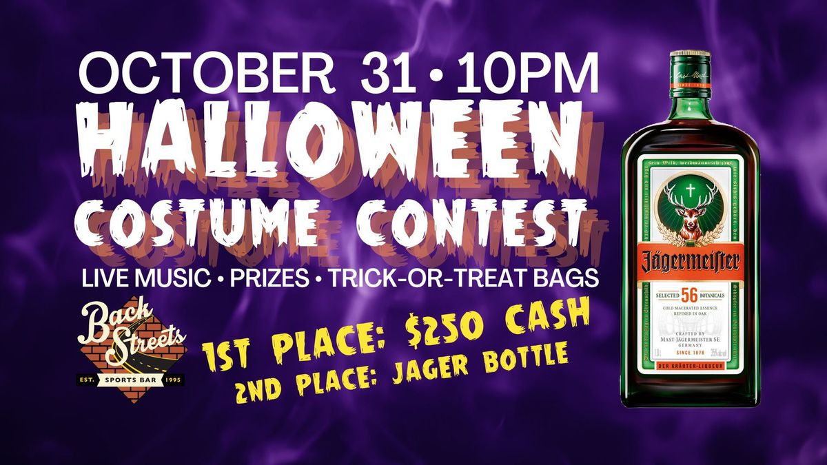 Halloween Costume Contest at BackStreets