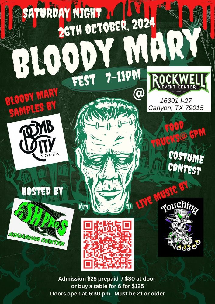 Bloody Mary Fest 2024 16301 I27 Canyon, Texas 79015 October 26, 2024