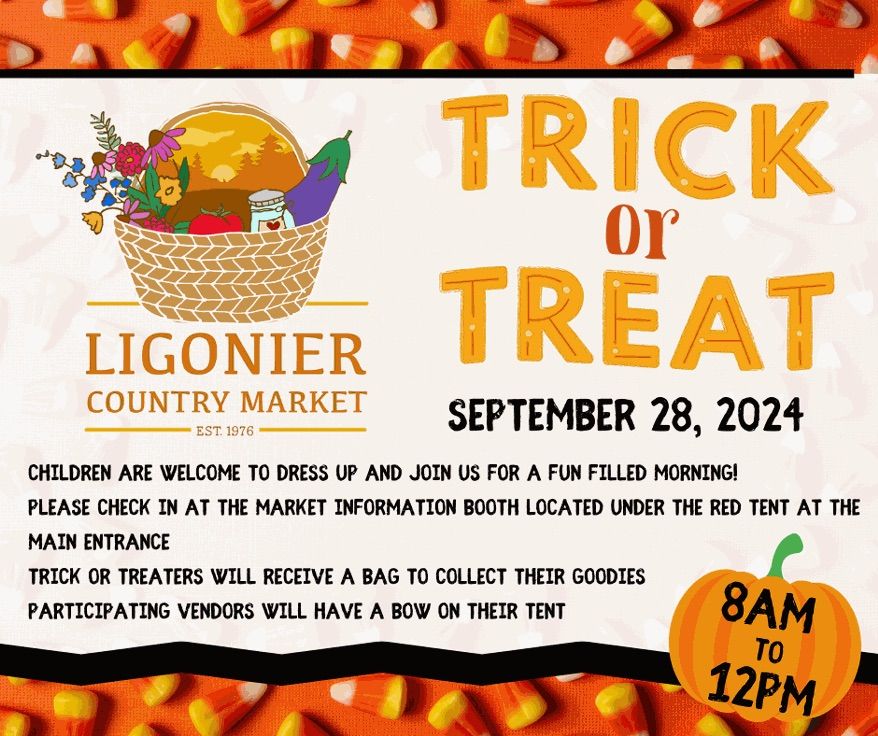 Trick or Treating at the Ligonier Country Market