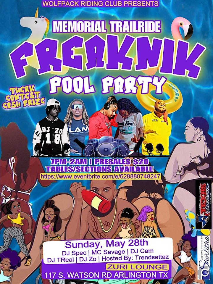 Memorial Day Weekend Pool Party Zuri Restaurant & Lounge, Arlington