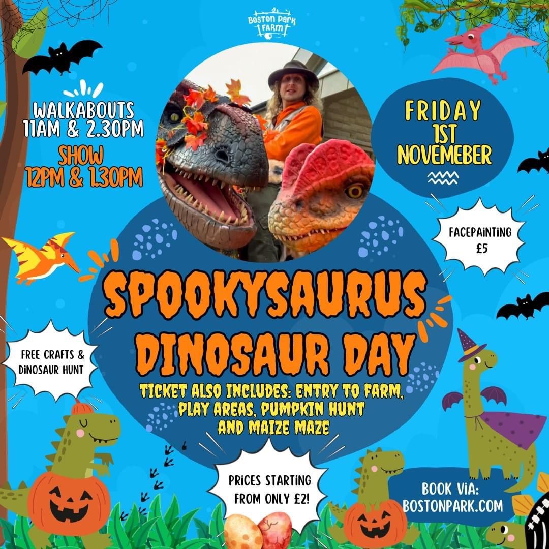 Spookysaurus Dinosaur Day - 1st November 