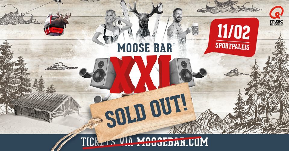 Qmusic presenteert Moose Bar XXL Moose Bar on Skis, Antwerp, AN