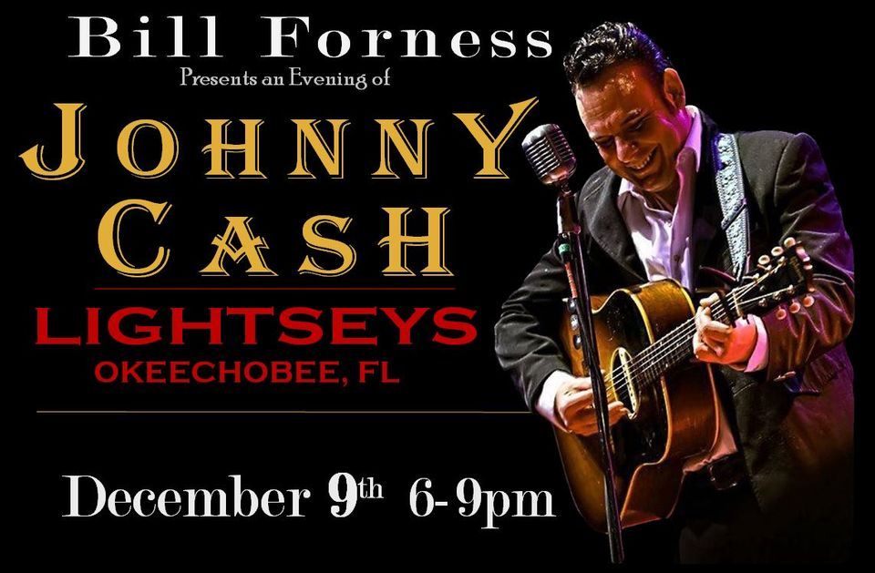 Bill Forness- Tribute to Johnny Cash at Lightsey's in Okeechobee, FL
