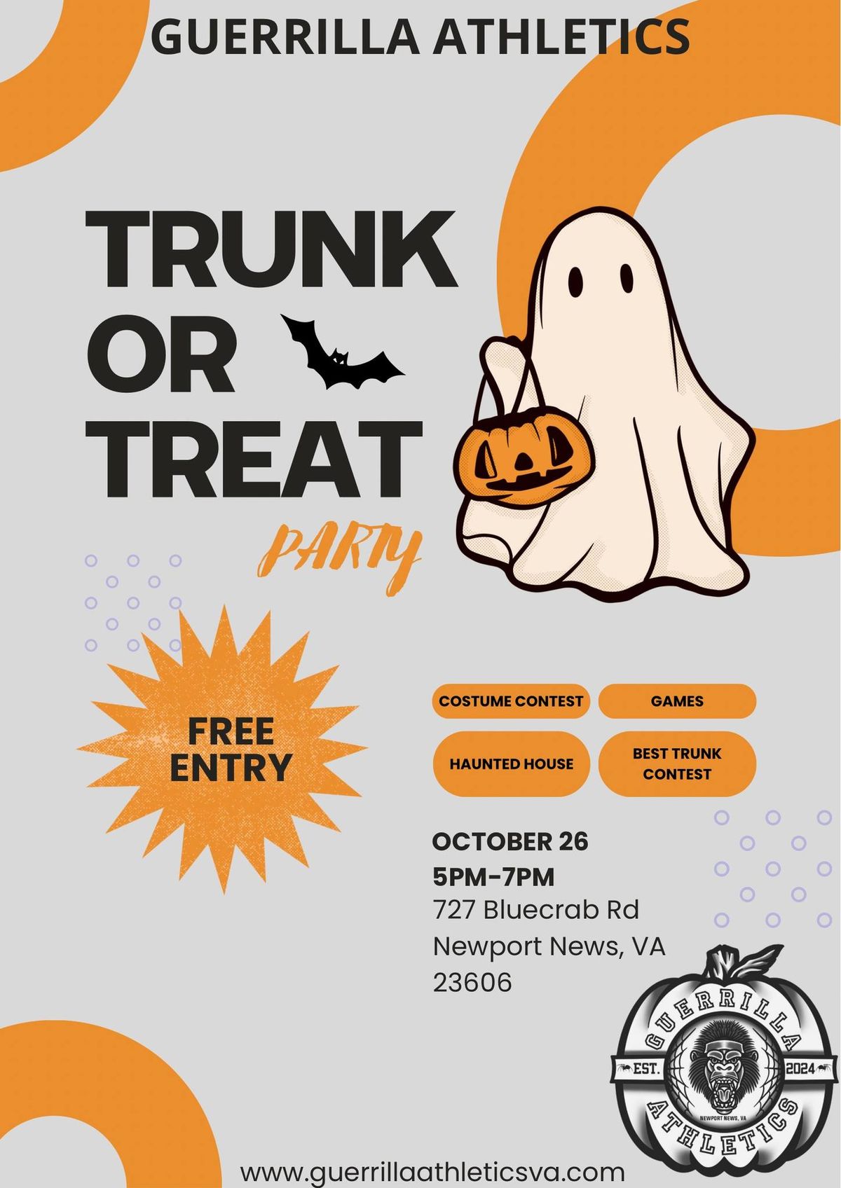 1st Annual Trunk or Treat 